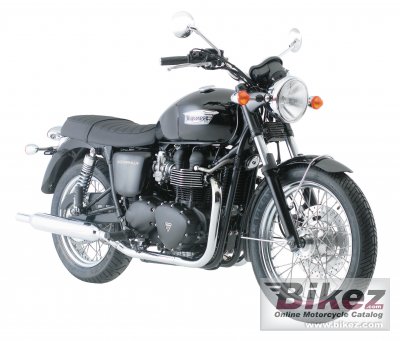 2008 triumph bonneville black photo